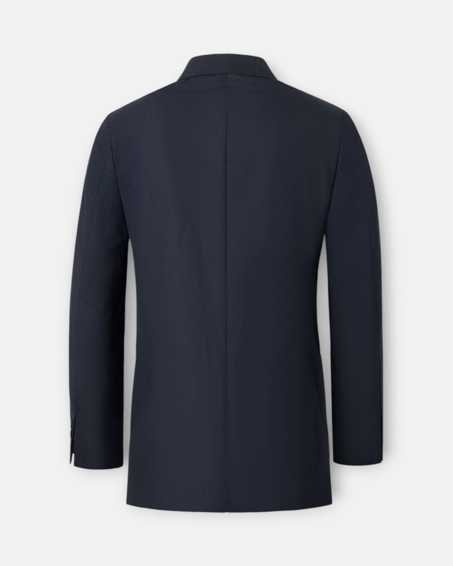 Blazer de Fato Herringbone Azul-marinho-3