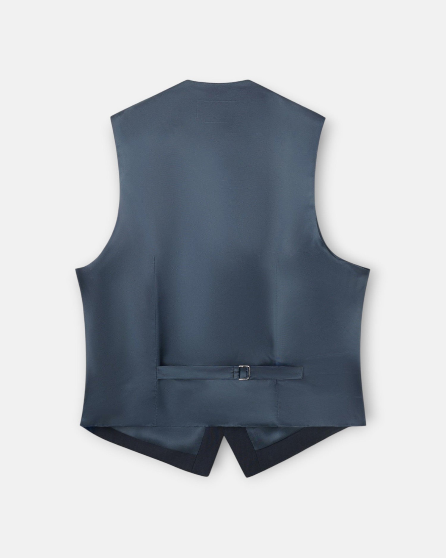 Colete de Fato Herringbone Azul-marinho-2