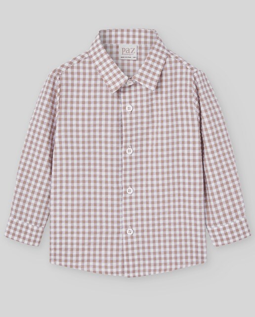 Imagem 0 de Camisa Aos Quadrados Infantil Coleção Setitas