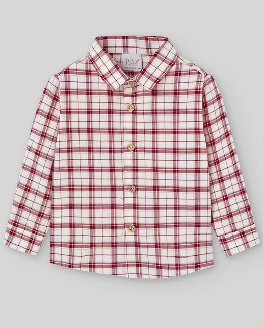 Imagem 0 de Camisa Aos Quadrados Infantil Coleção Acebo