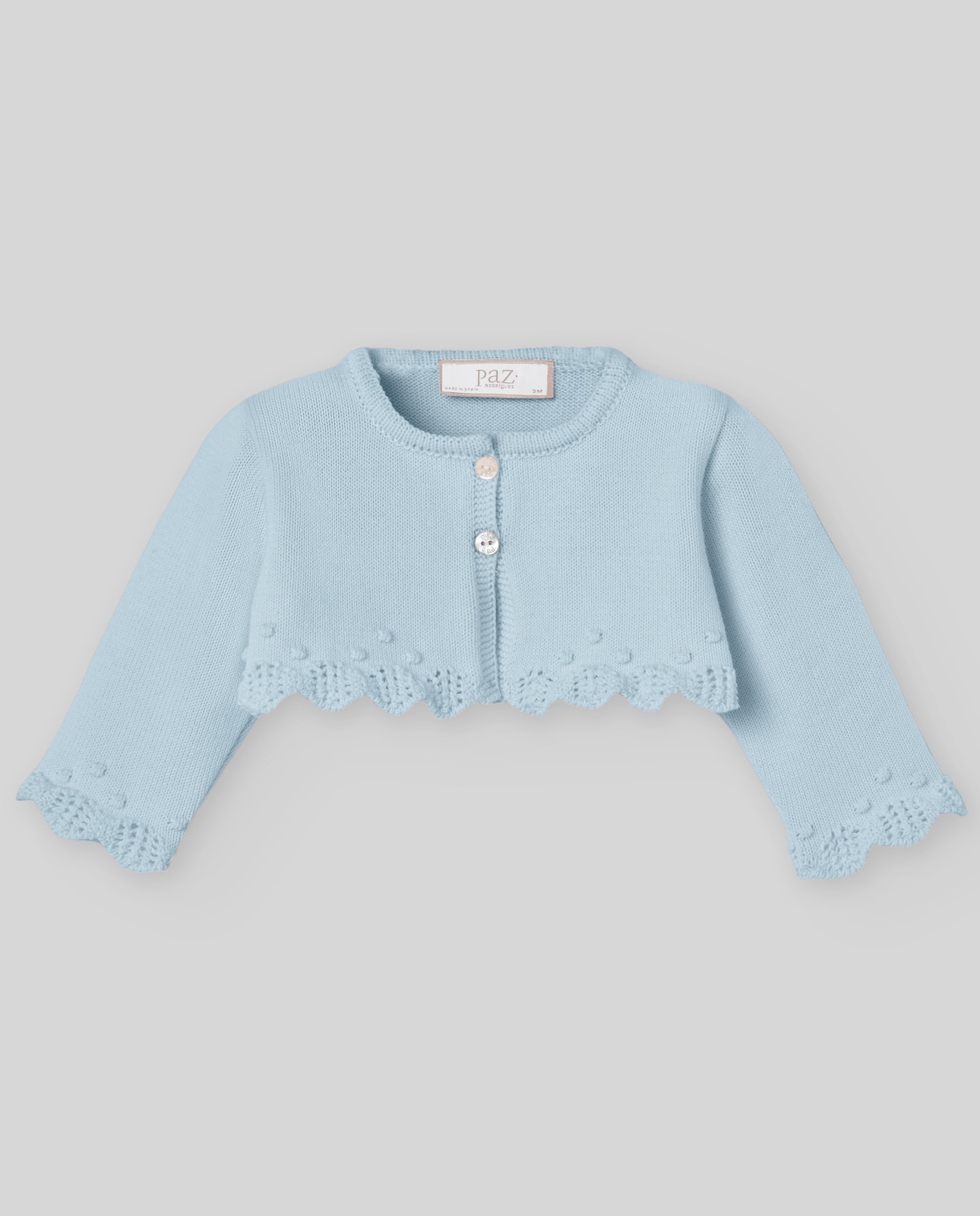 Imagem 0 de Casaco de Malha Infantil com Perfurados Coleção Alaia