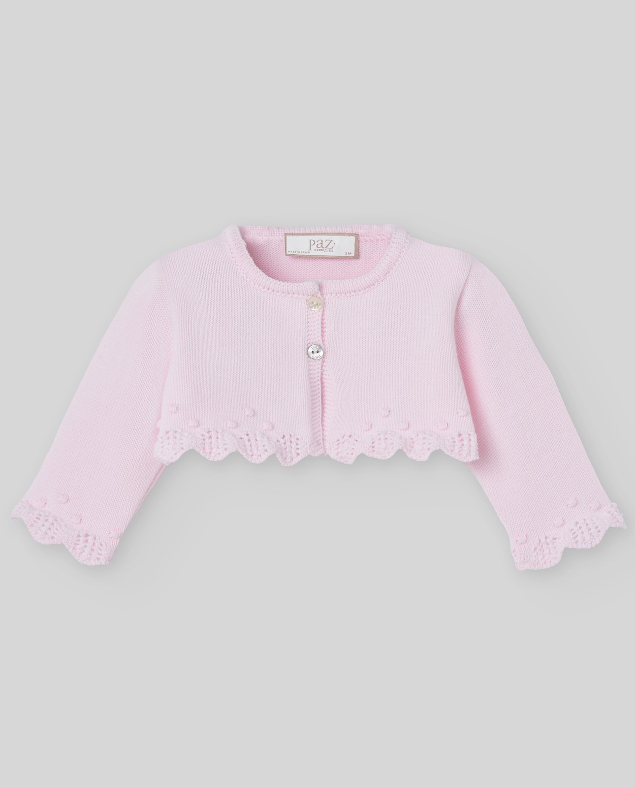 Imagem 0 de Casaco de Malha Infantil com Perfurados Coleção Alaia