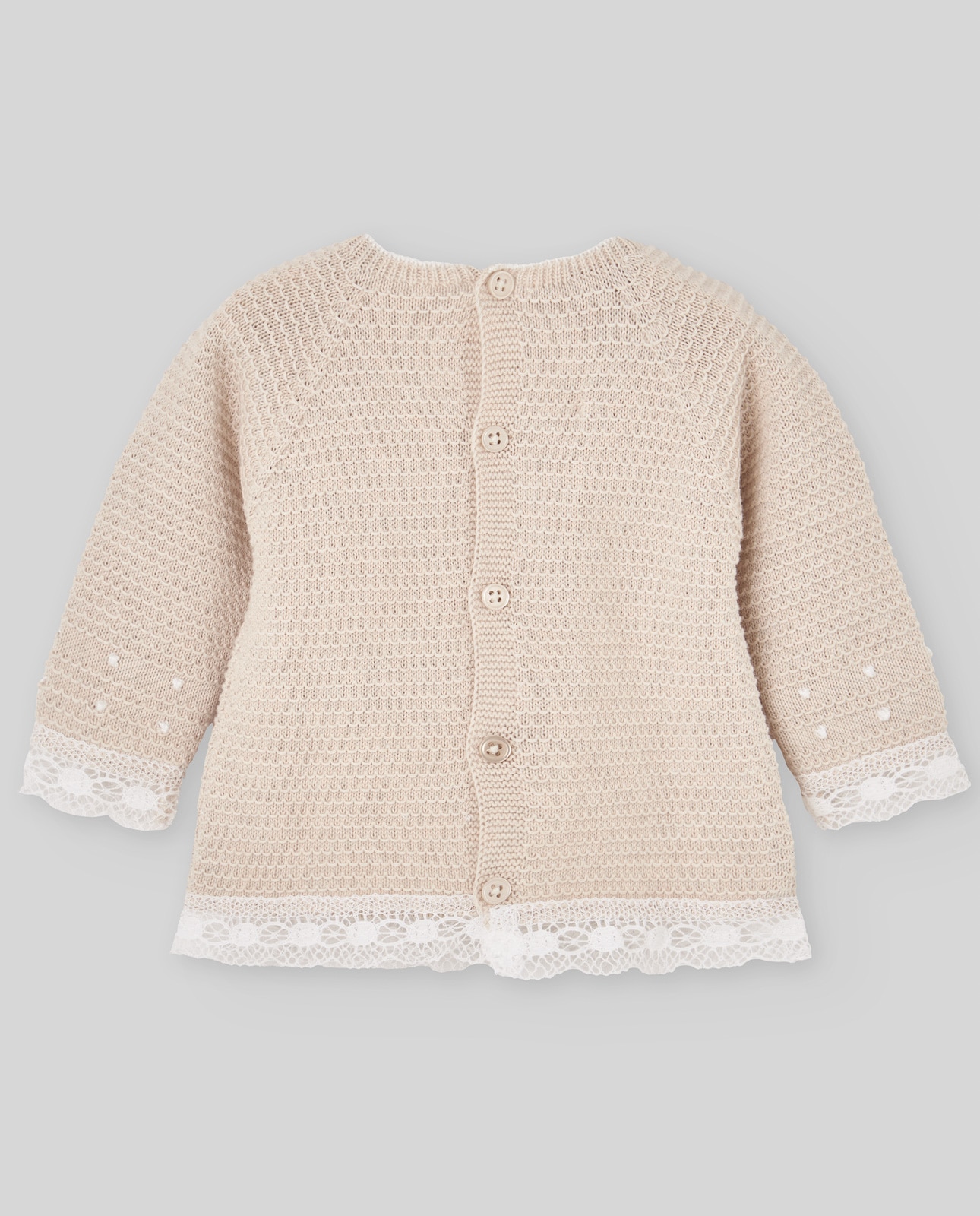 Camisola para Bebé com Renda Coleção Nectar Natural-2