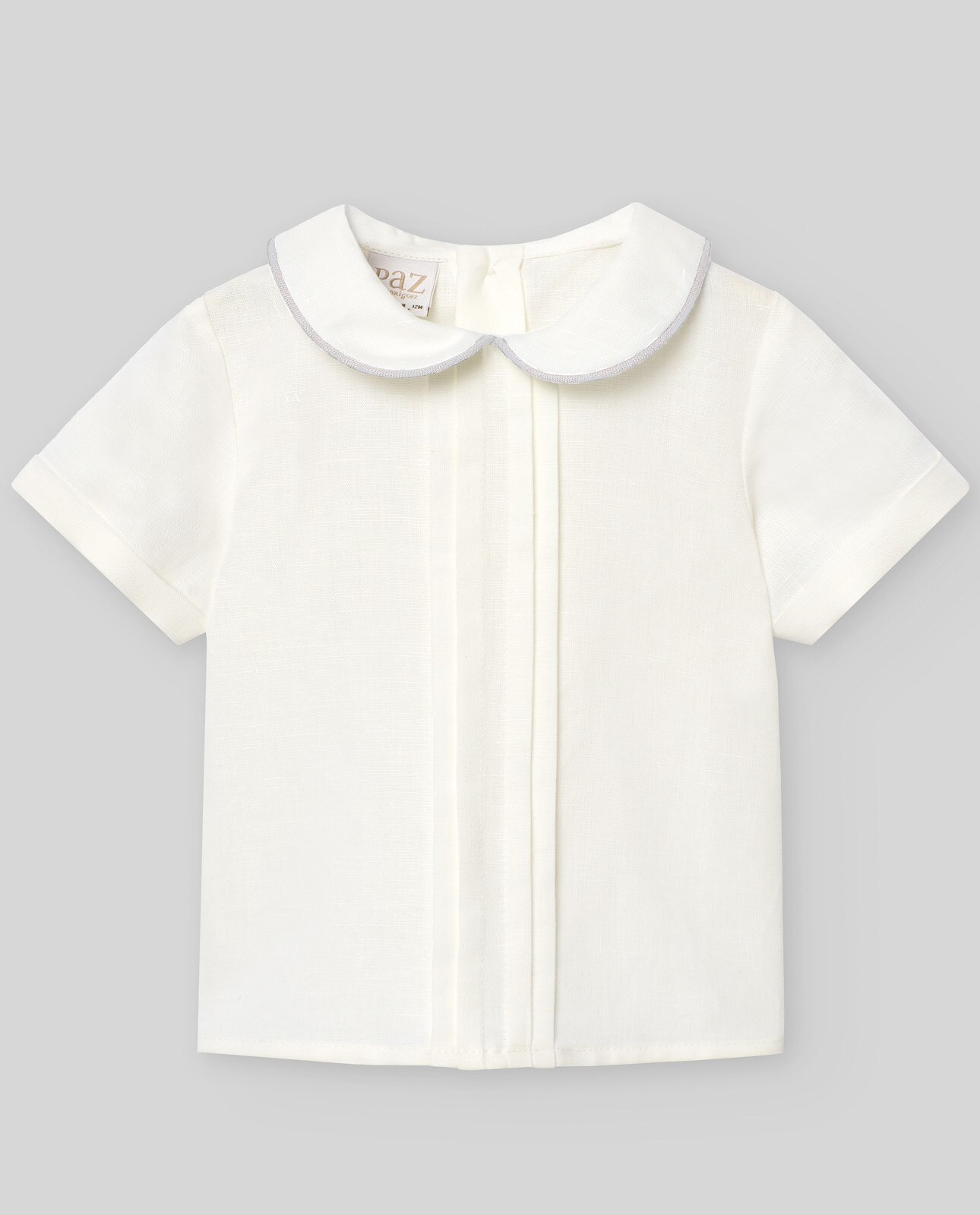 Blusa para Bebé Coleção Cerimónia Cru-1