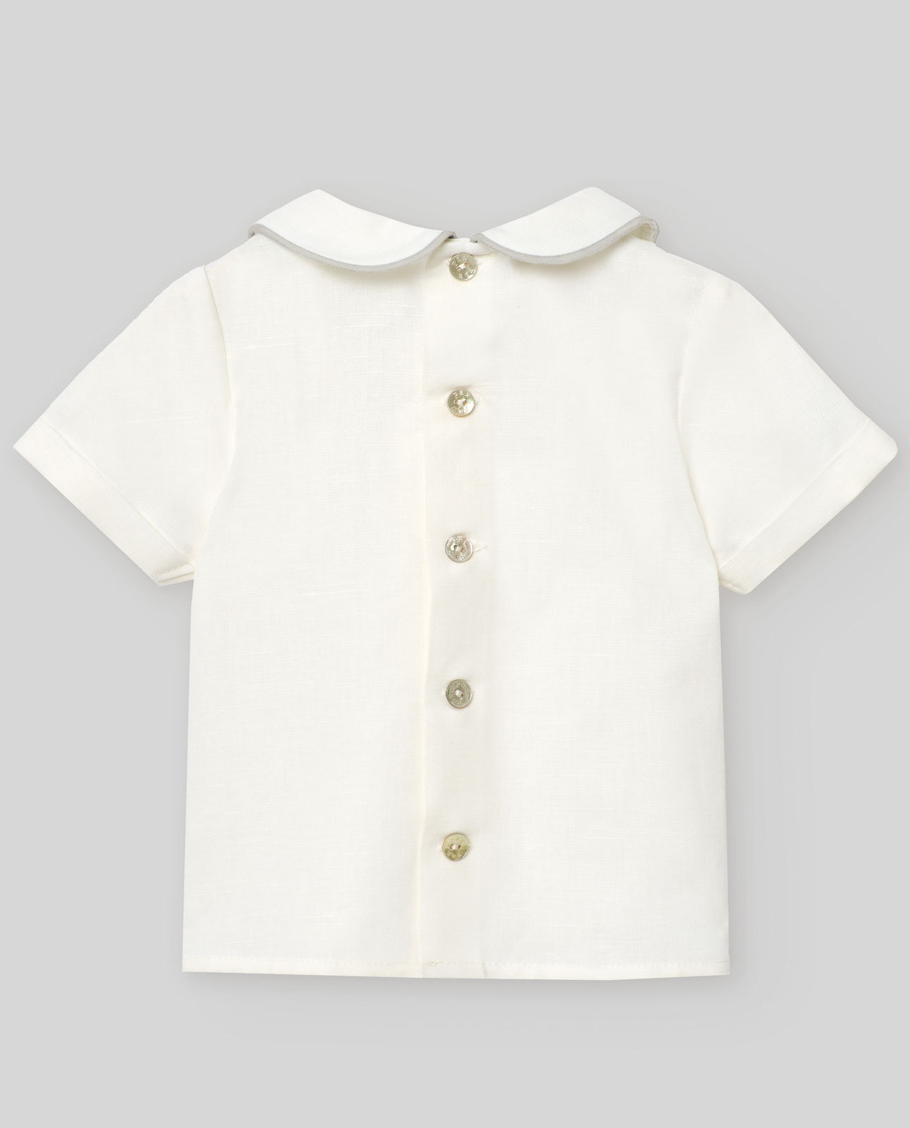 Blusa para Bebé Coleção Cerimónia Cru-2