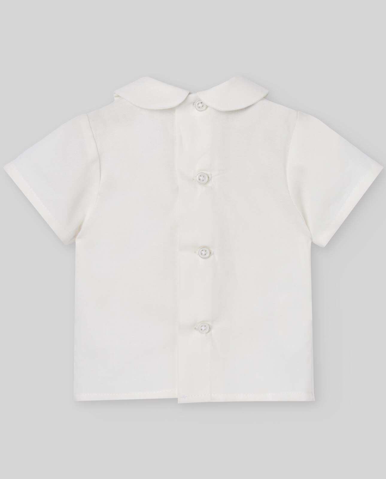 Blusa para Bebé com Botões Coleção Paz Cru-2