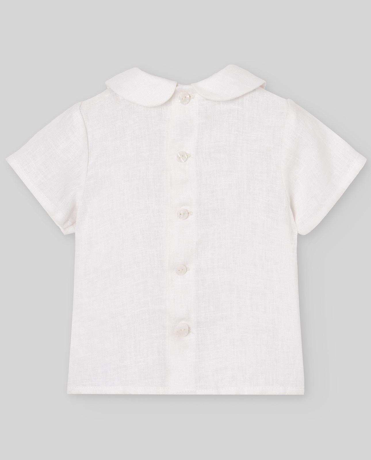 Uniforme Básico Infantil Coleção Cerimónia PAZ Rodríguez Branco-2