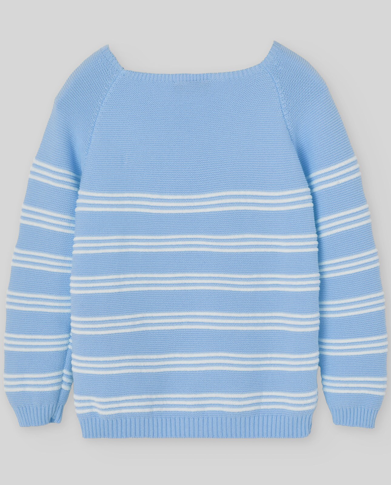 Camisola Infantil Às Riscas Coleção Eslora Azul-celeste-2