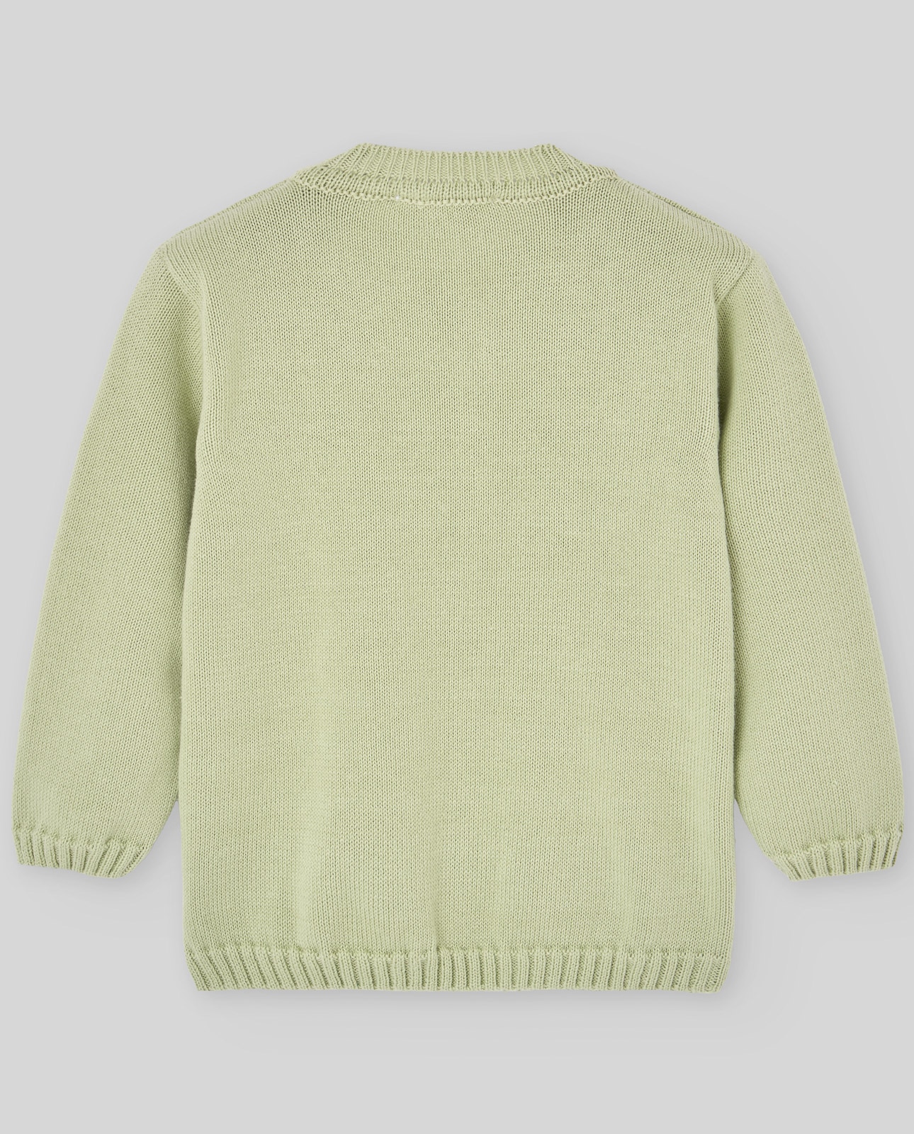 Camisola Infantil com Detalhe de Tipi Coleção Frescura Verde-claro-2