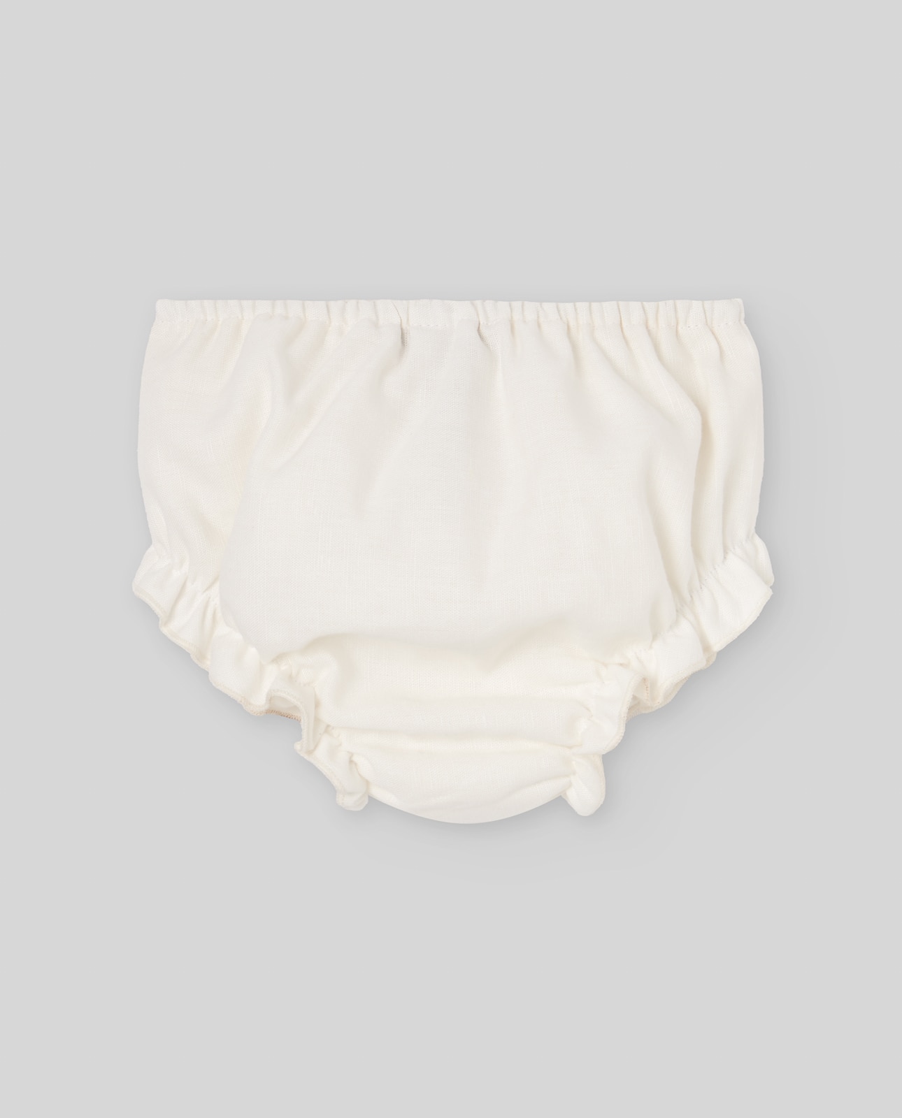 Cueca de Bebé Coleção Cerimónia PAZ Rodríguez Cru-2