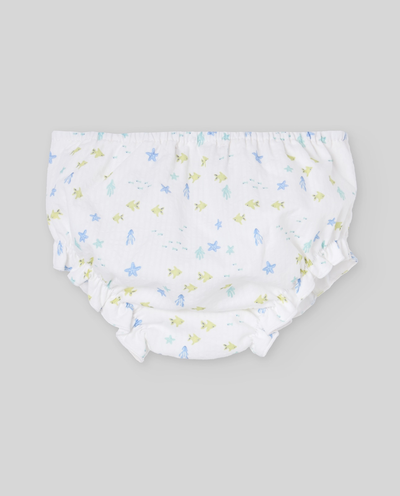 Shorts Coleção Corais Branco-2