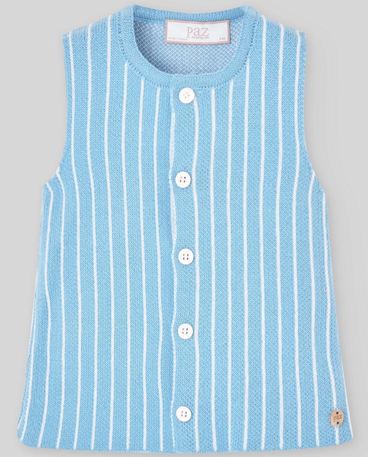 Imagem 0 de T-shirt para Bebé de Malha com Botões na Parte Frontal Coleção Sun