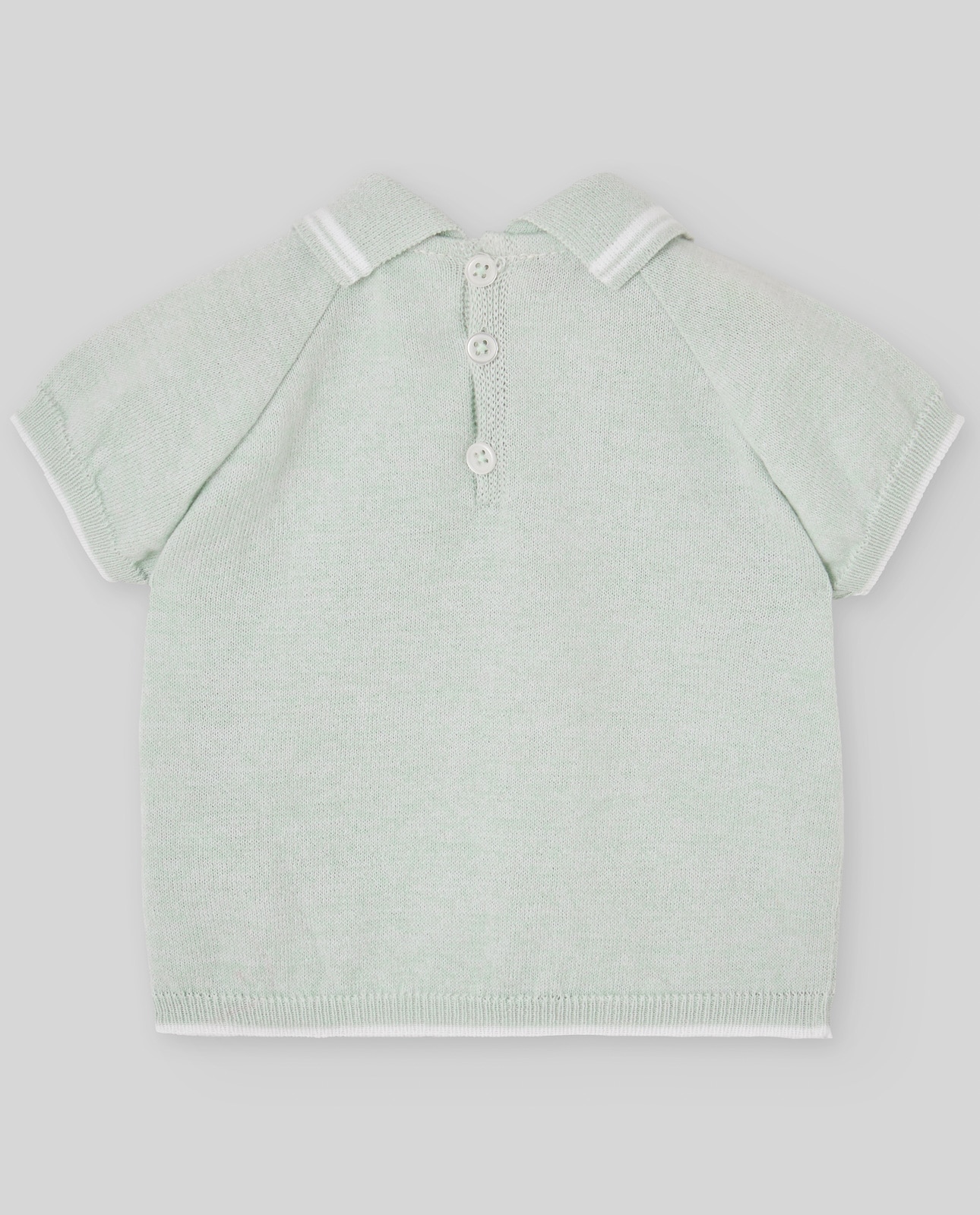Polo para Bebé de Malha Coleção Noray PAZ Rodríguez Verde-claro-2