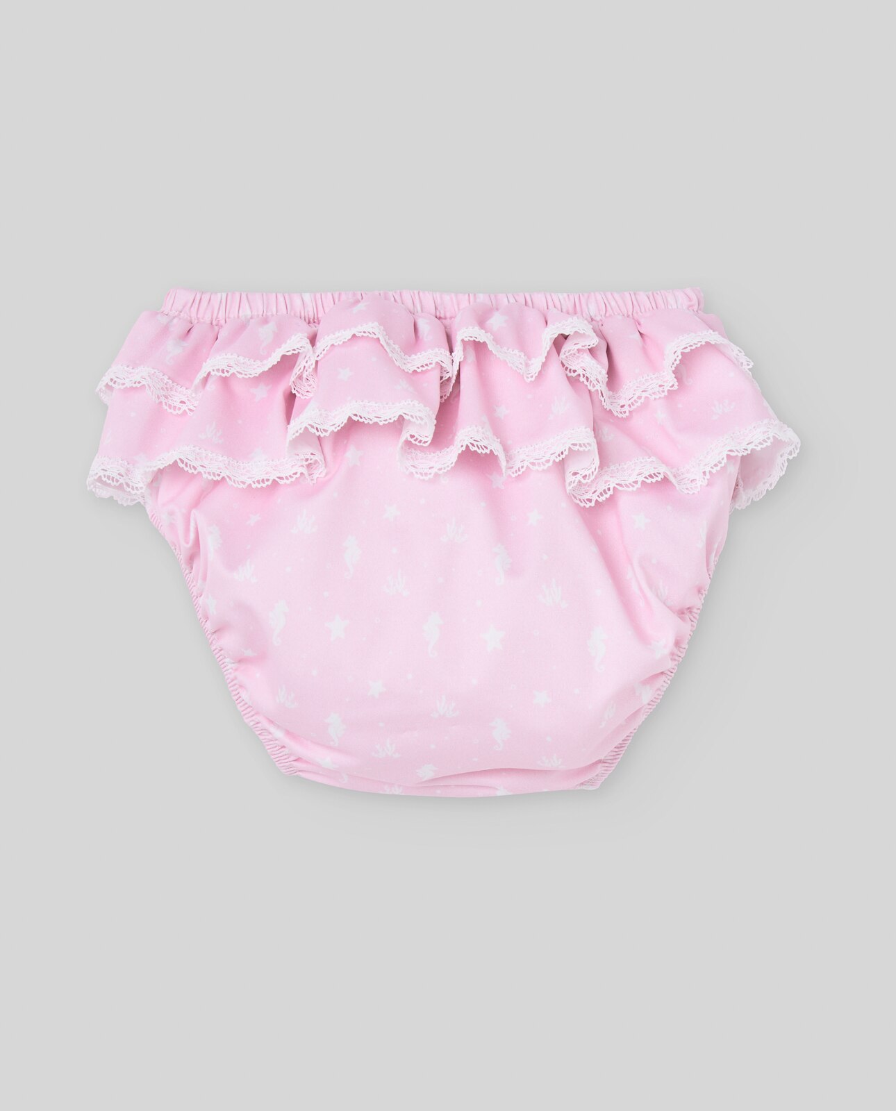 Cuecas de Bebé com Proteção Solar Coleção Banho Rosa-2