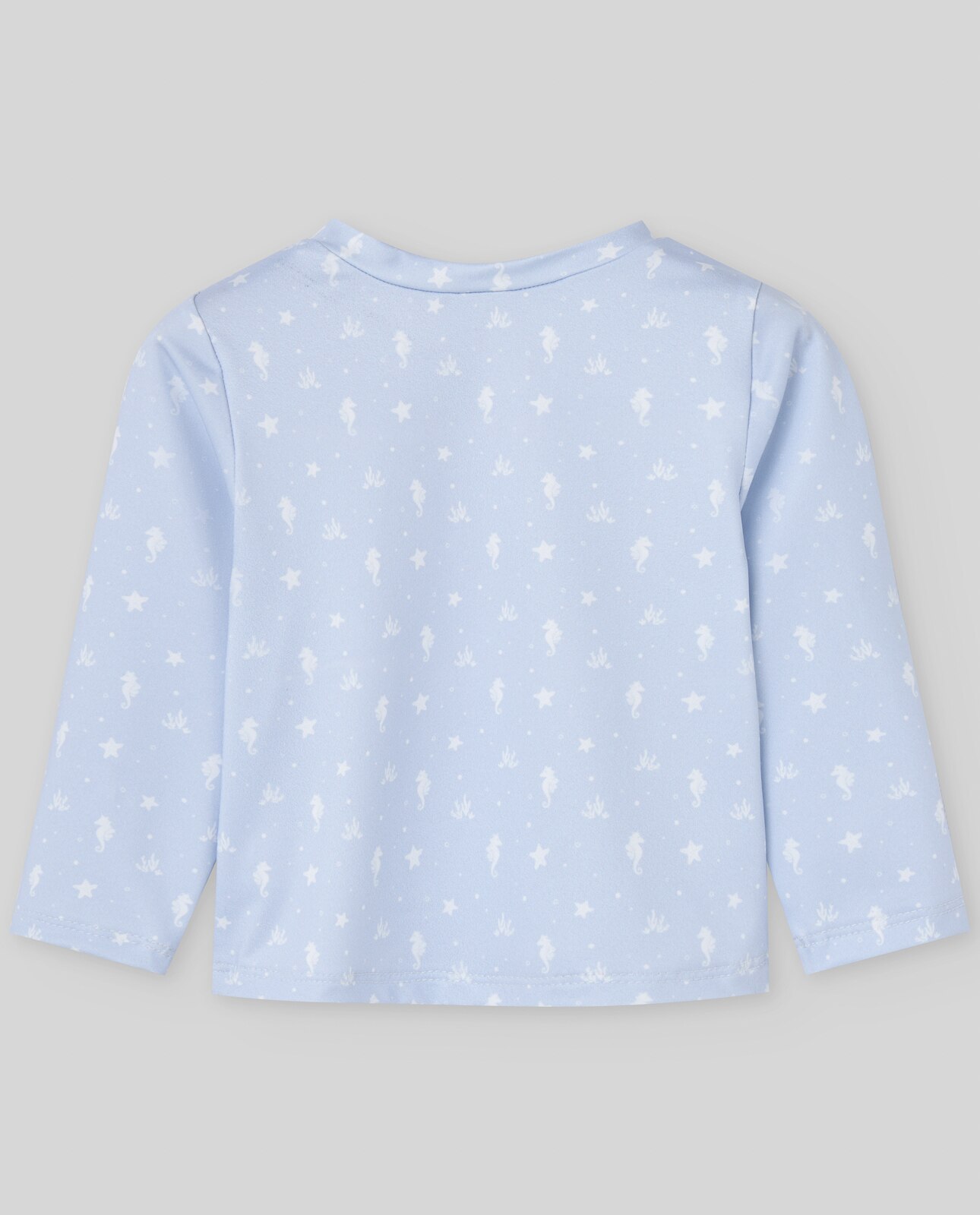 T-shirt para Banho Infantil com Proteção Solar Coleção Banho Azul-claro-2