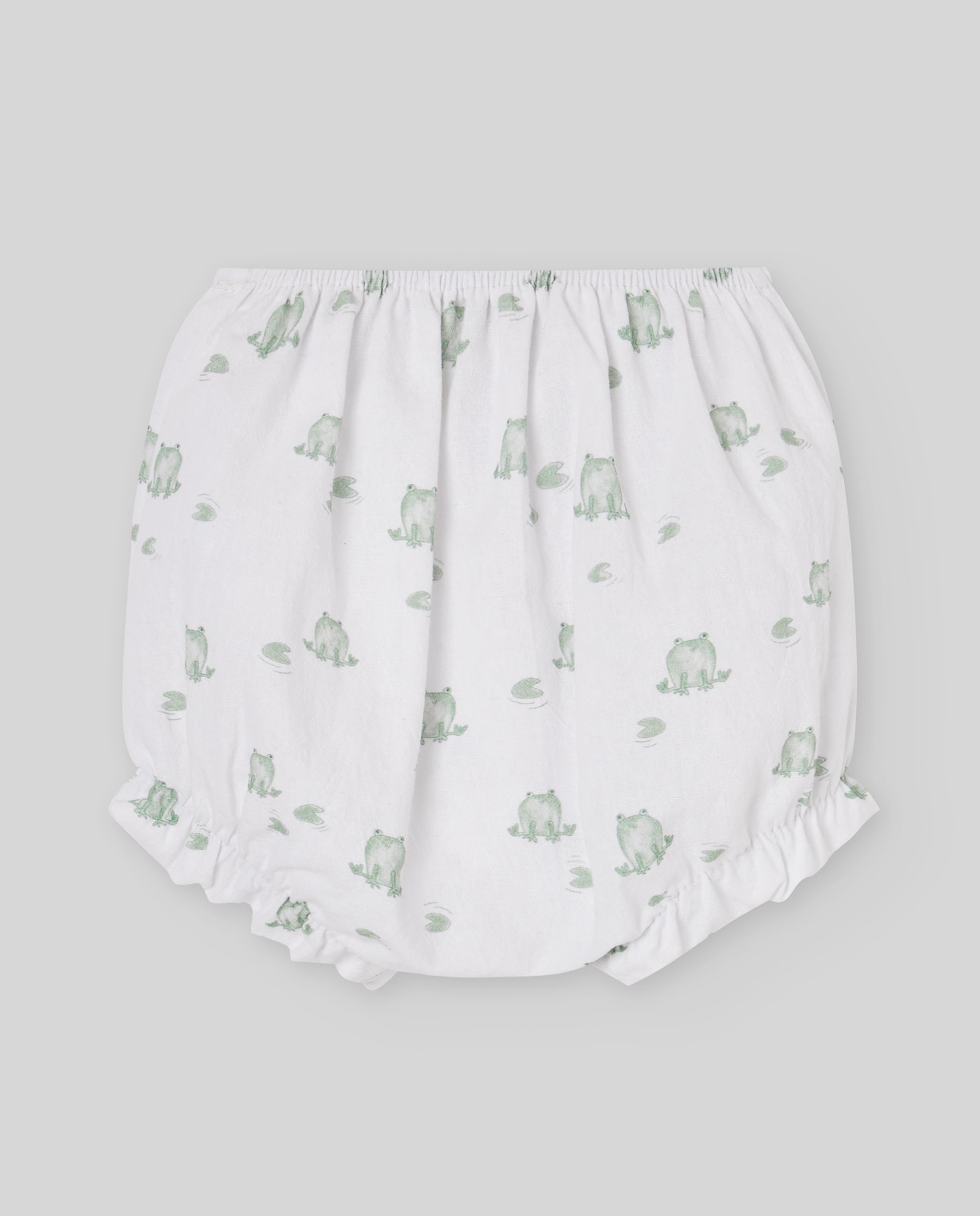 Conjunto de Vestido Curto com Cueca para Bebé Coleção Noray PAZ Rodríguez Verde Água-4