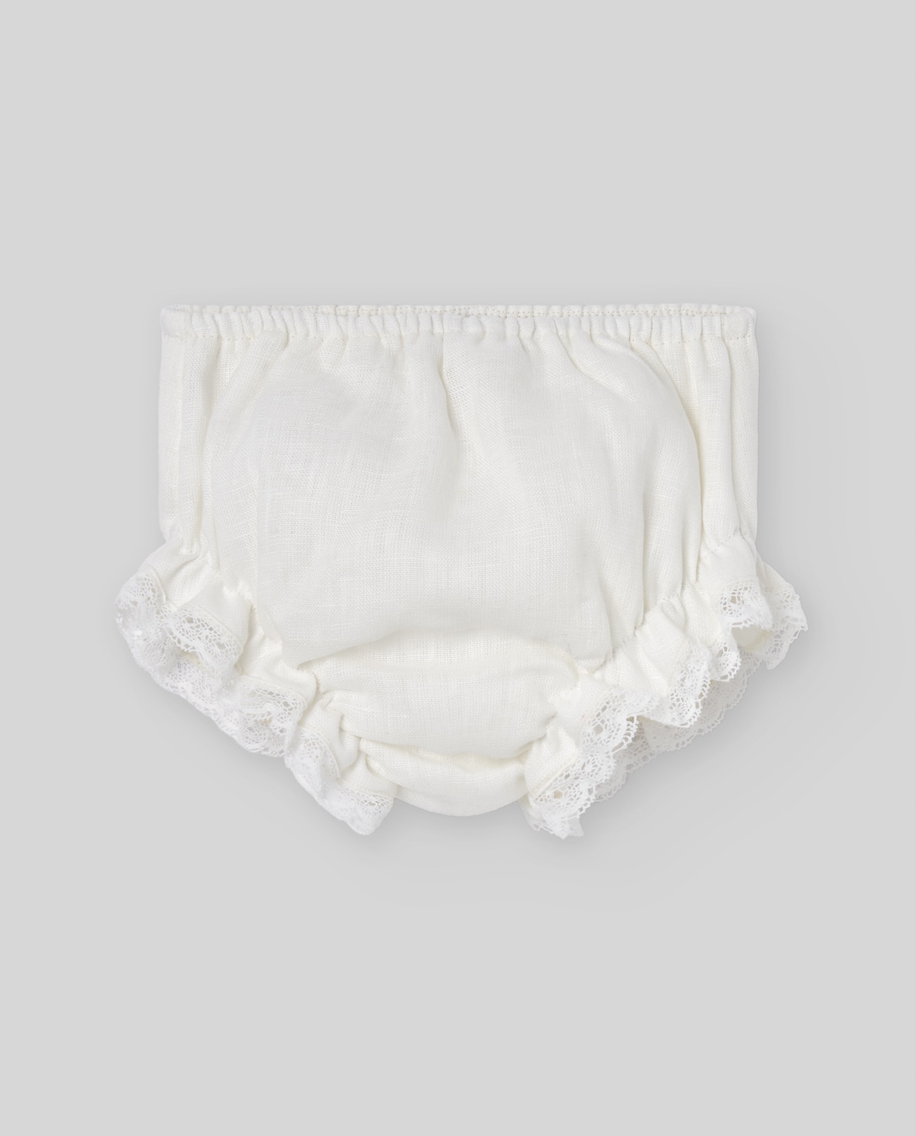 Conjunto de Vestido Curto com Braga para Bebé Coleção Alegra PAZ Rodríguez Cru-3