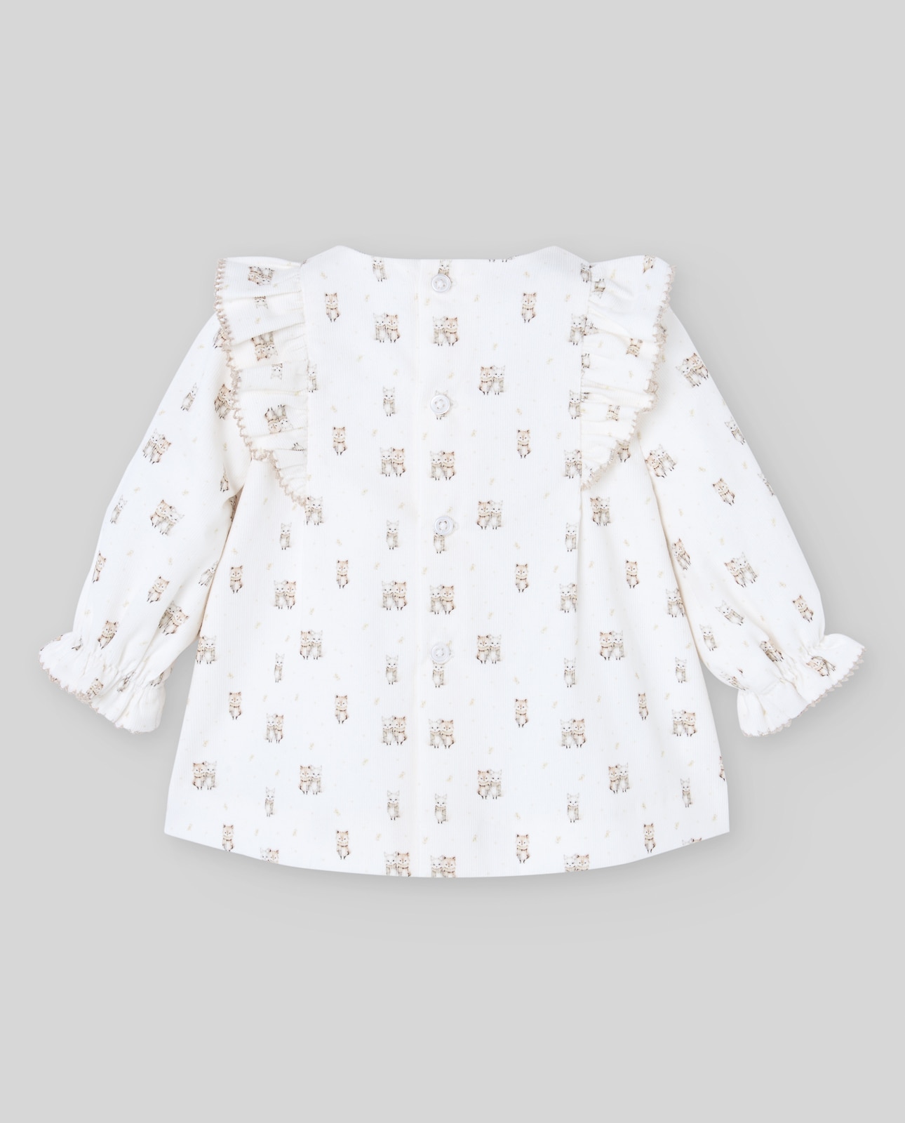 Vestido Infantil Coleção Mel Creme-2