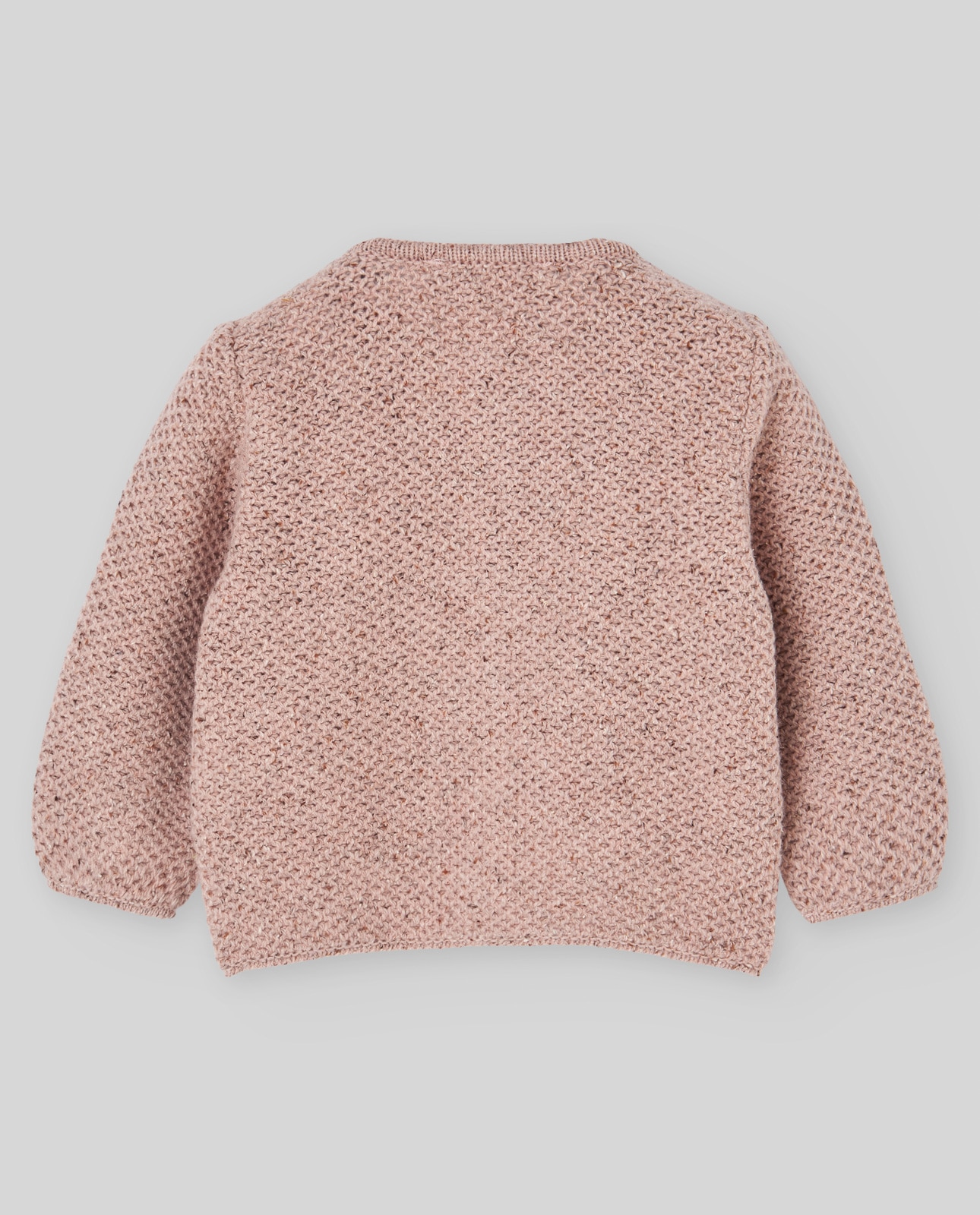 Casaco de Malha Infantil Coleção Moneca Rosa-pastel-2