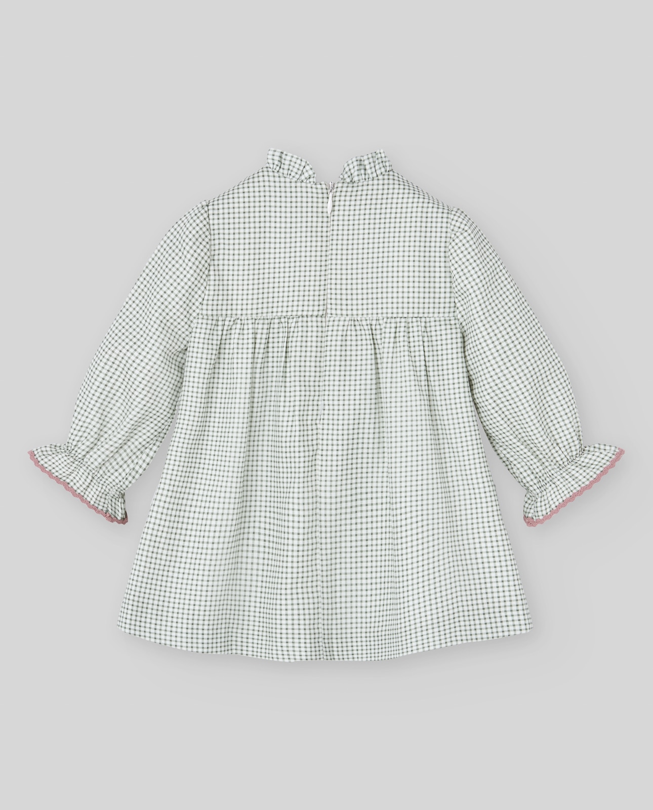 Vestido Infantil Coleção Ledicia Verde pardo-2