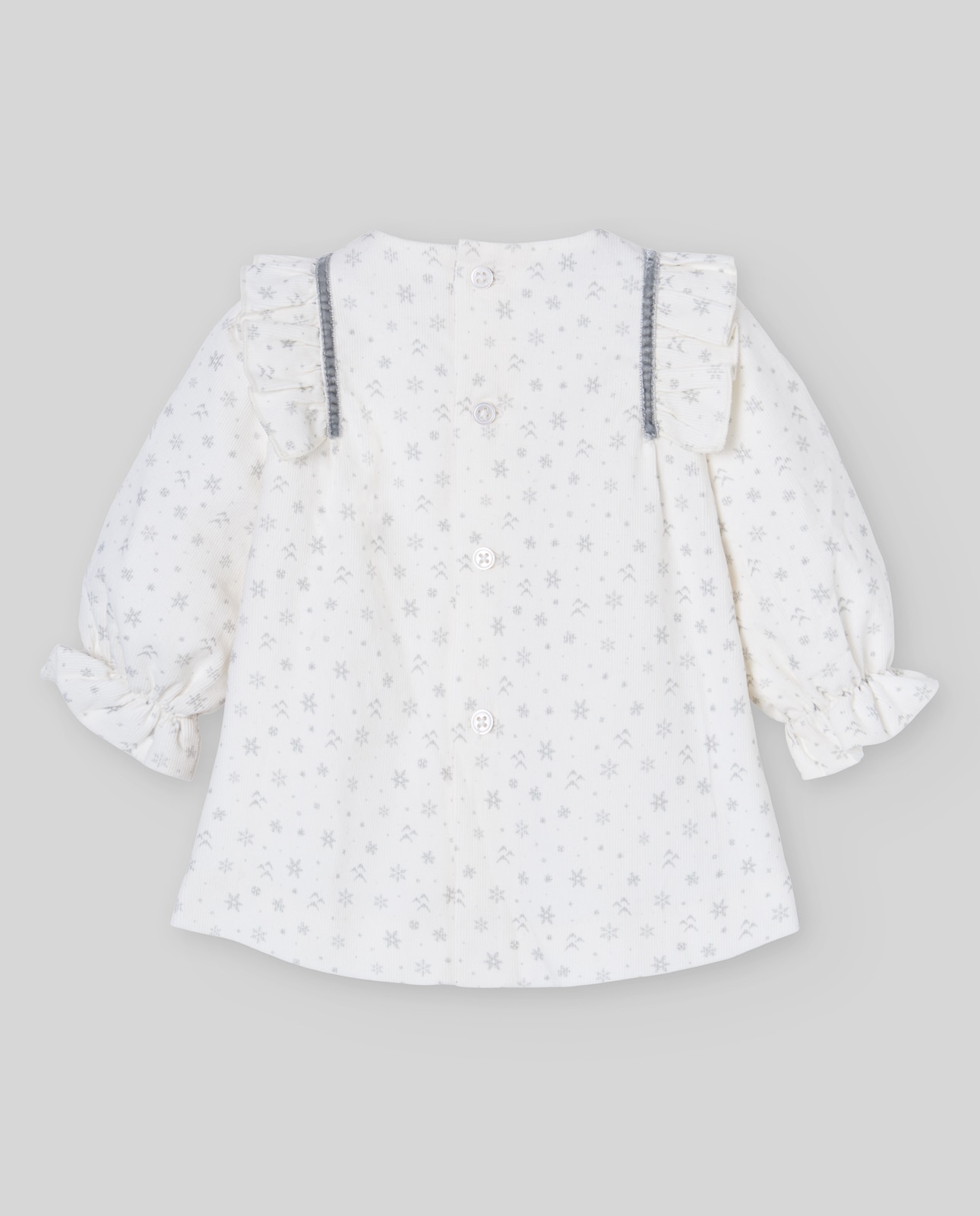 Vestido Infantil Coleção Neve Cinzento-claro-2