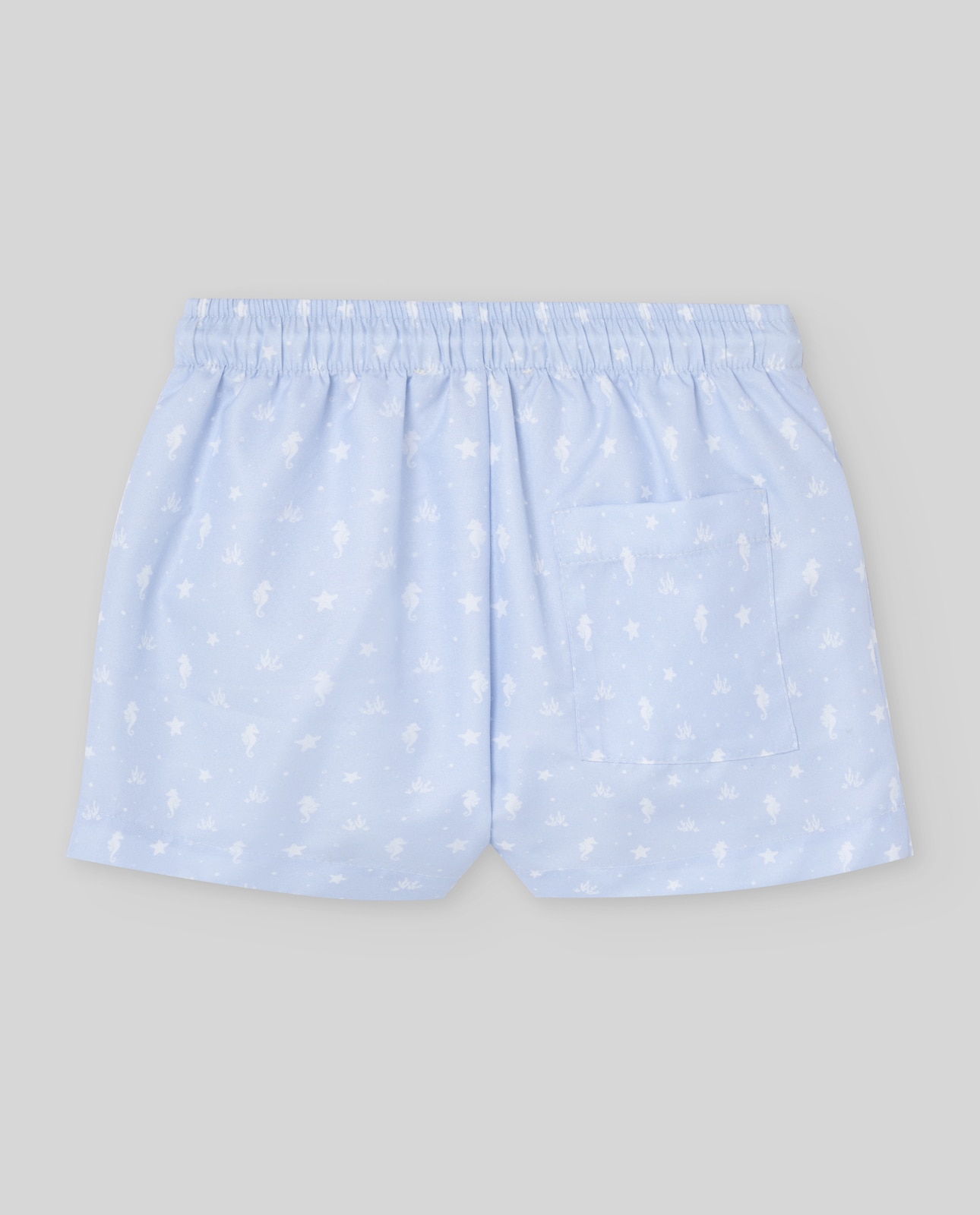 Fato de Banho Infantil com Proteção Solar Coleção Banho Azul-claro-2