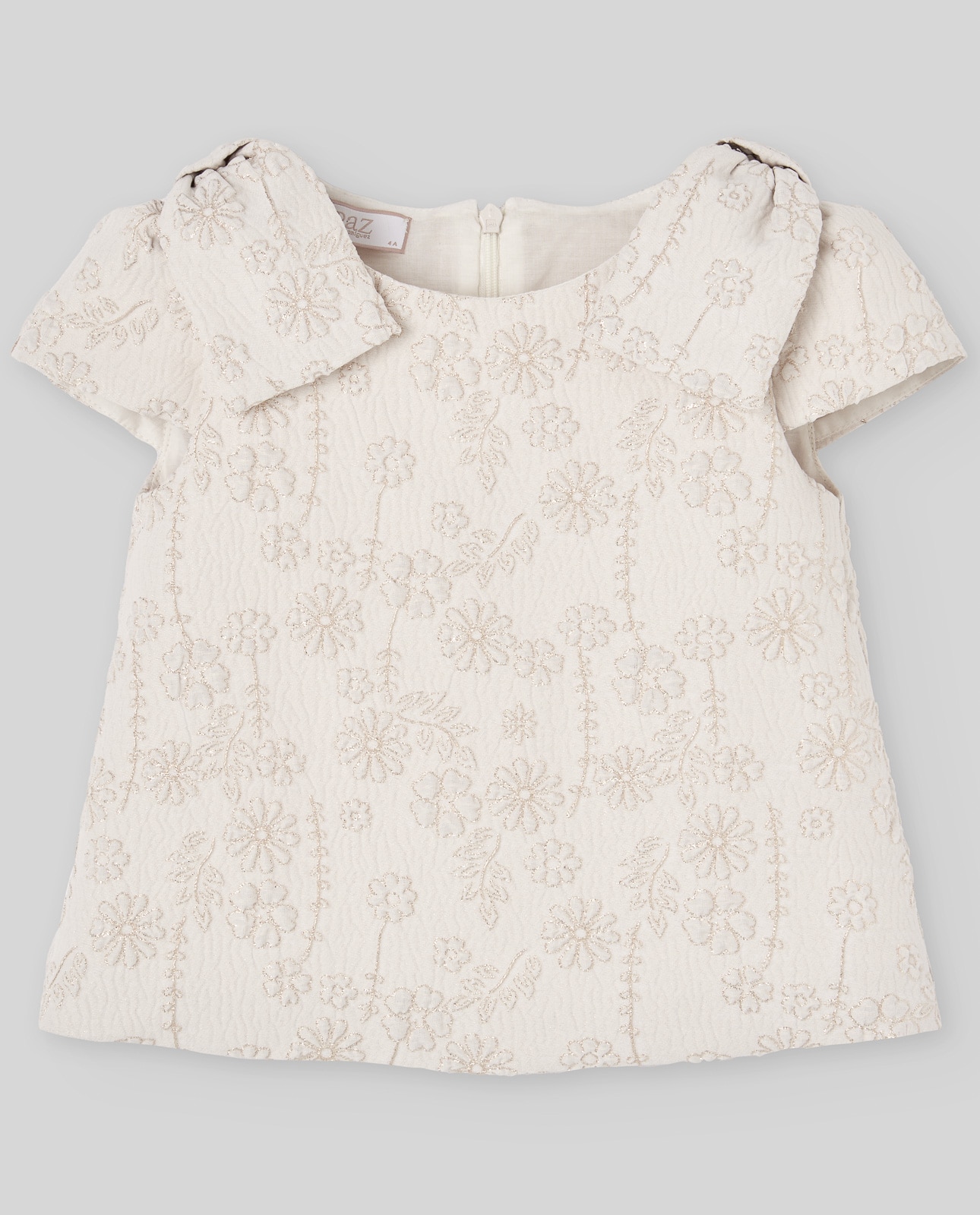 Imagem 0 de Blusa Infantil com Jacquard Floral Coleção Cerimónia