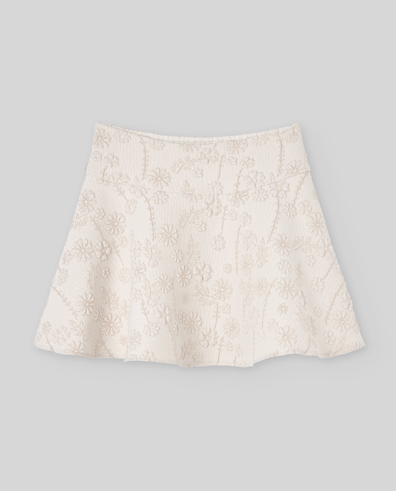 Imagem 0 de Saia Infantil com Jacquard Floral Coleção Cerimónia