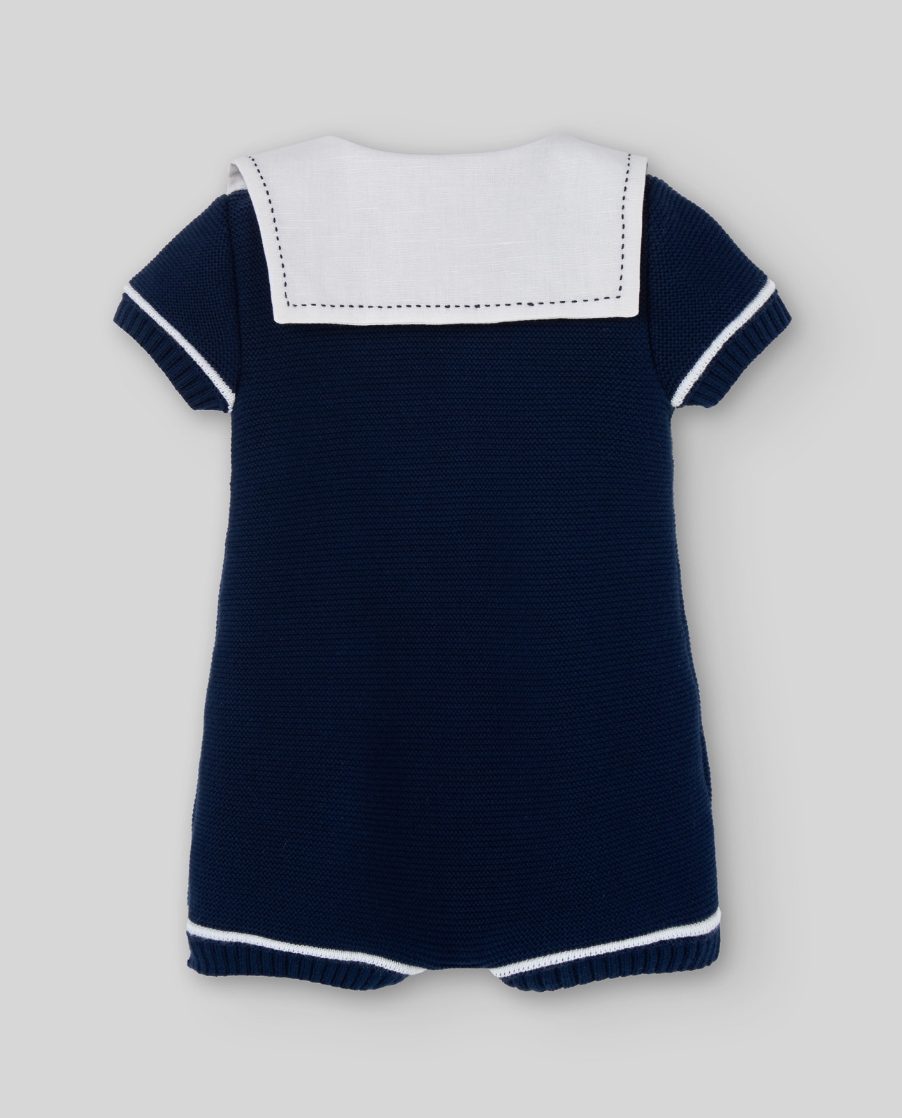 Babygrow para Bebé com Design Marinheiro Coleção Eslora PAZ Rodríguez Azul-marinho / Rosa-2