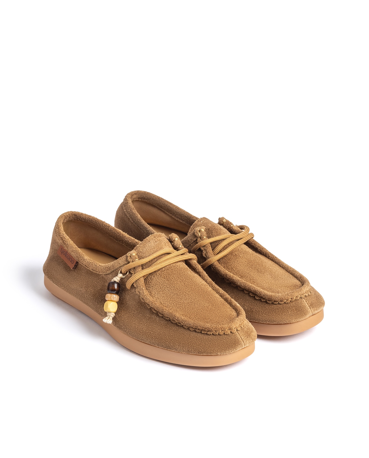 Sapatos Confort de Pele Castanho-3