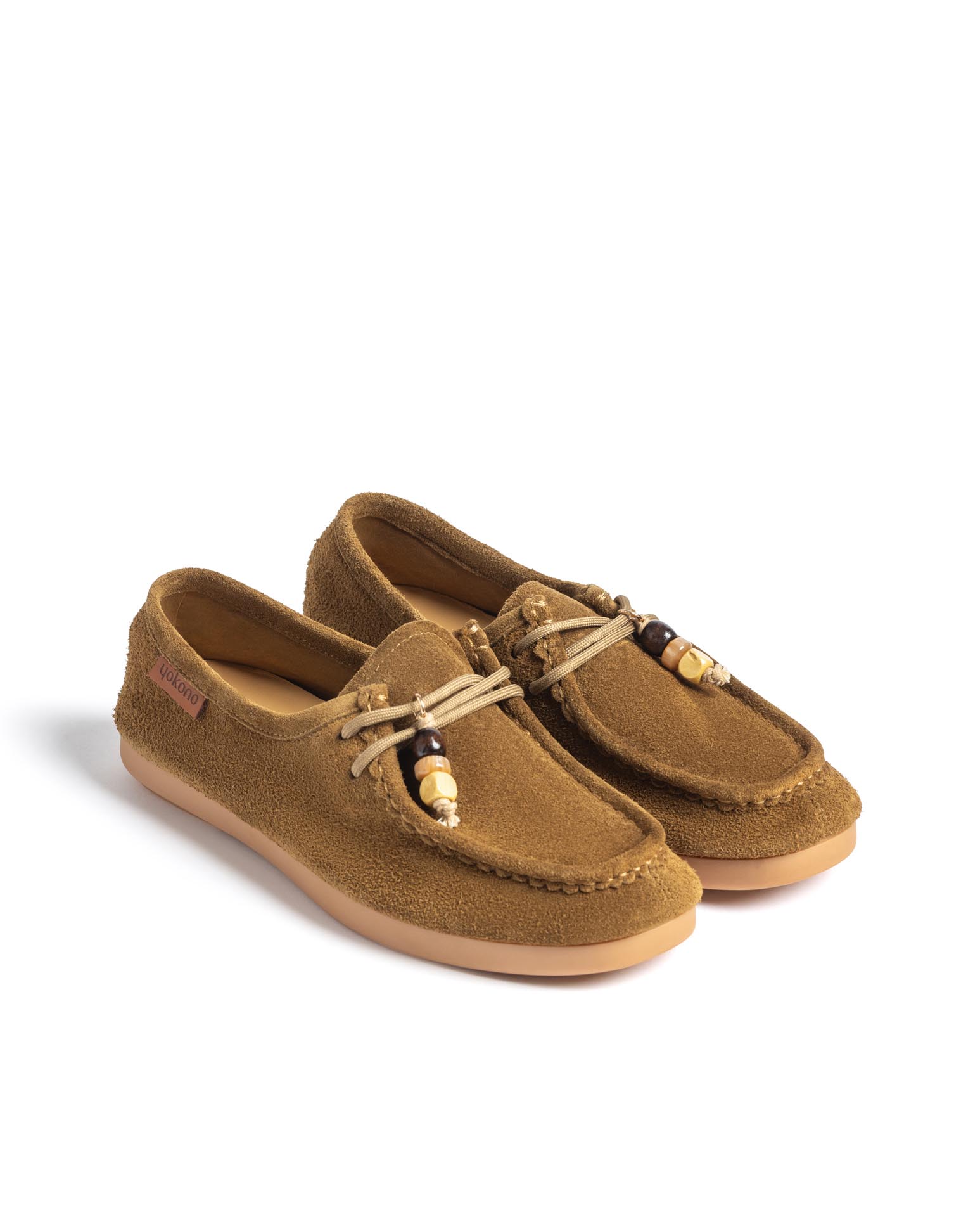 Sapatos Confort de Pele Castanho-3