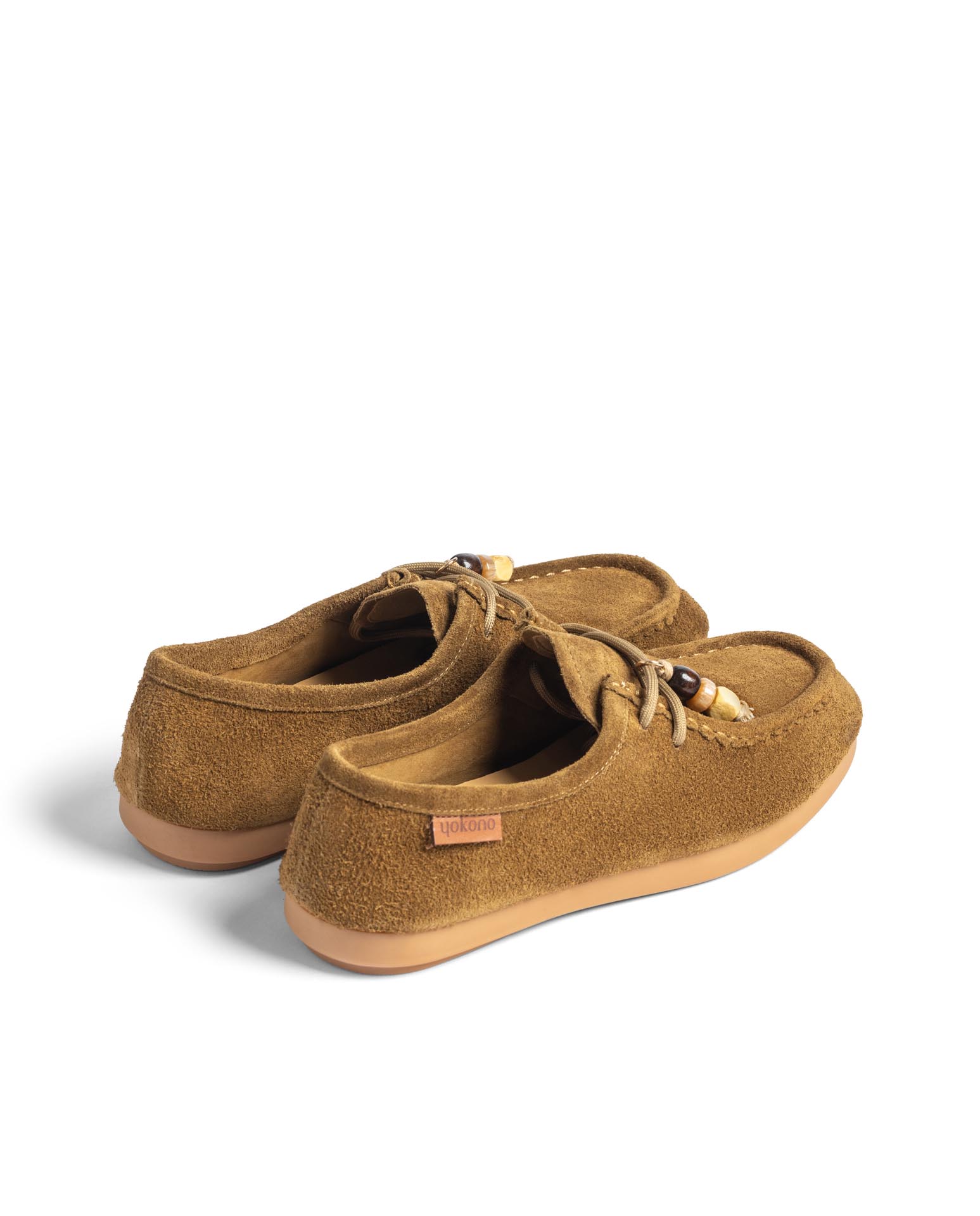 Sapatos Confort de Pele Castanho-4