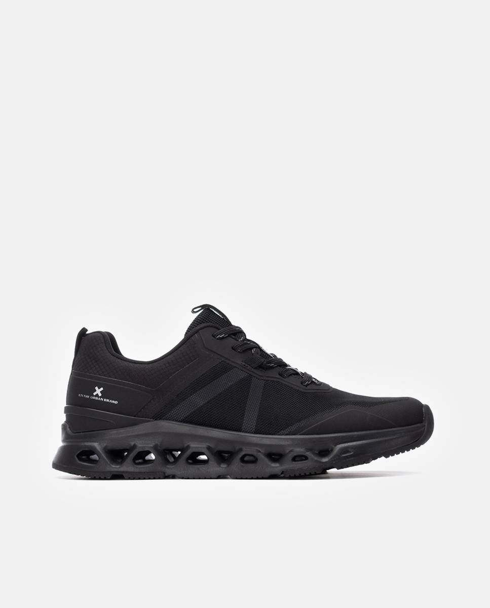 Sapatilhas com Atacadores Preto-1