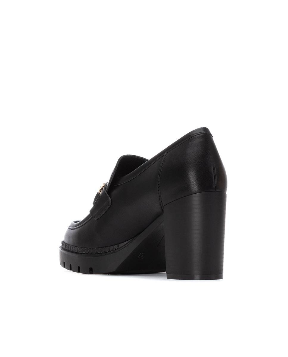 Mocassins com Tacão Preto-3