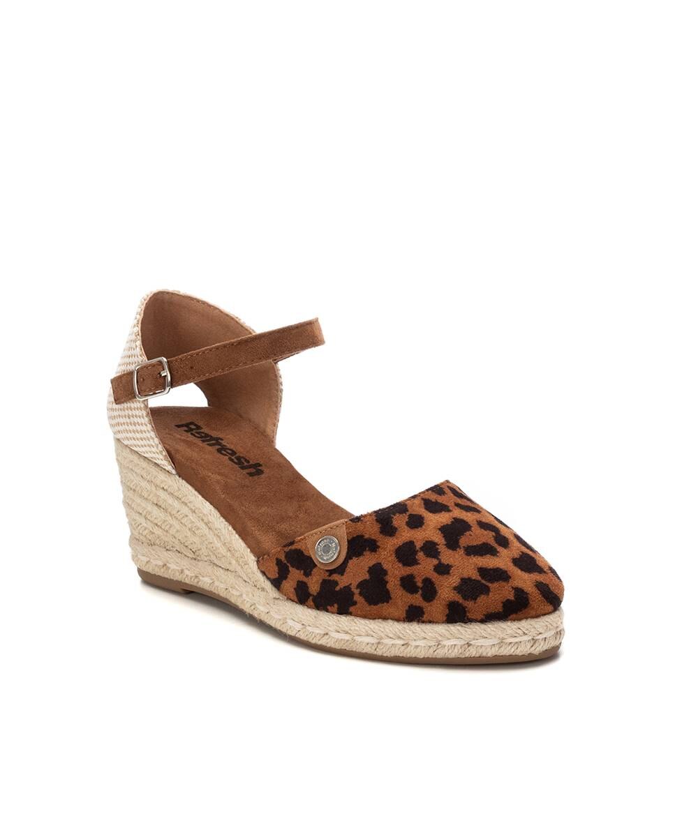 Alpercatas de Cunha com Fecho de Fivela Castanho-3