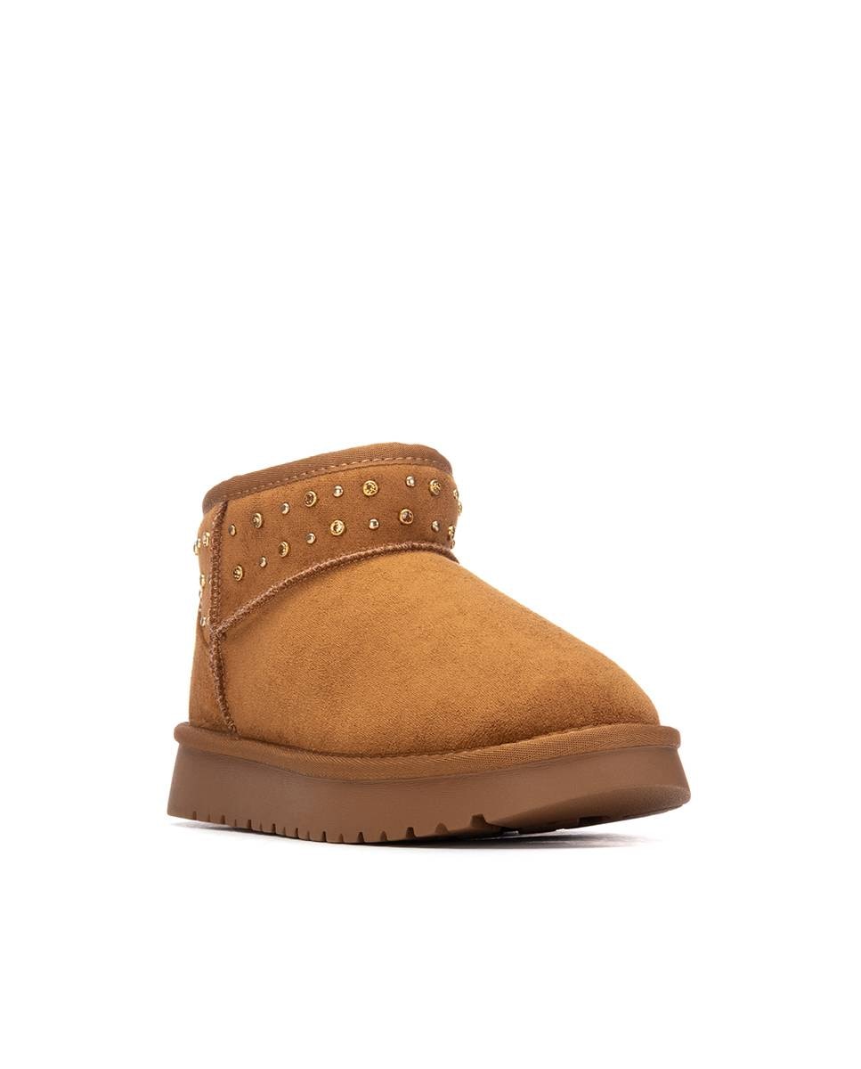 Botins Básicos Estilo Australiana Camel-2