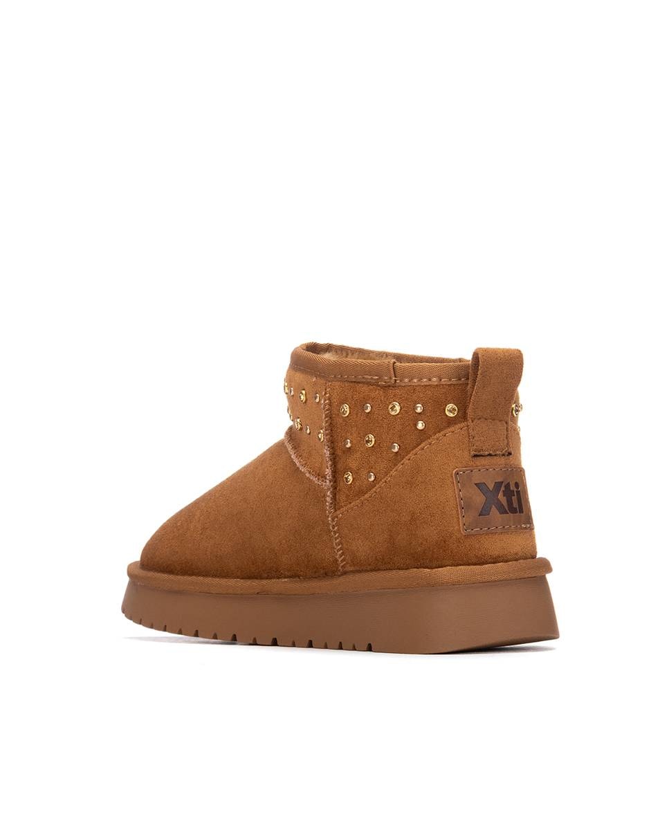 Botins Básicos Estilo Australiana Camel-3