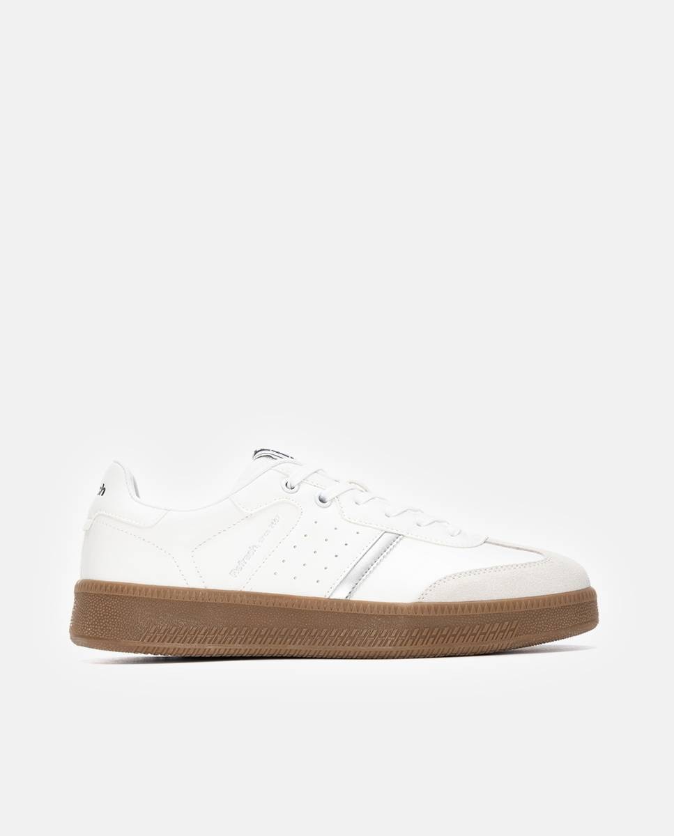 Sapatilhas Desportivas com Sola de Borracha Branco-1