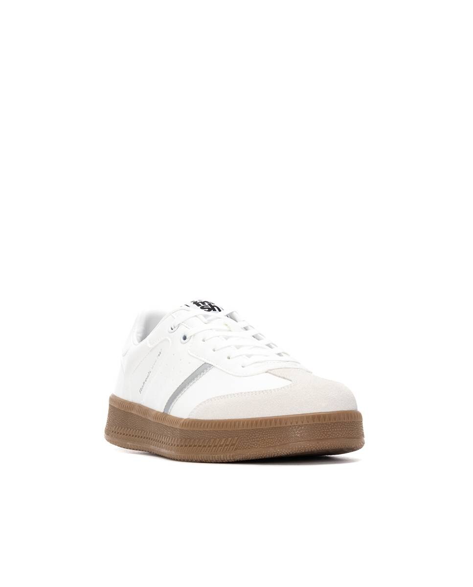 Sapatilhas Desportivas com Sola de Borracha Branco-2