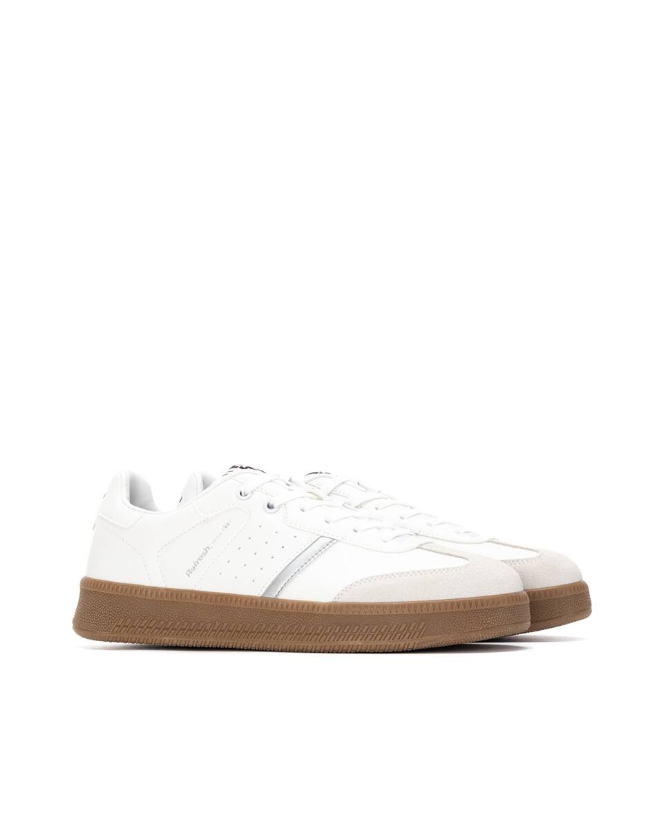 Sapatilhas Desportivas com Sola de Borracha Branco-4