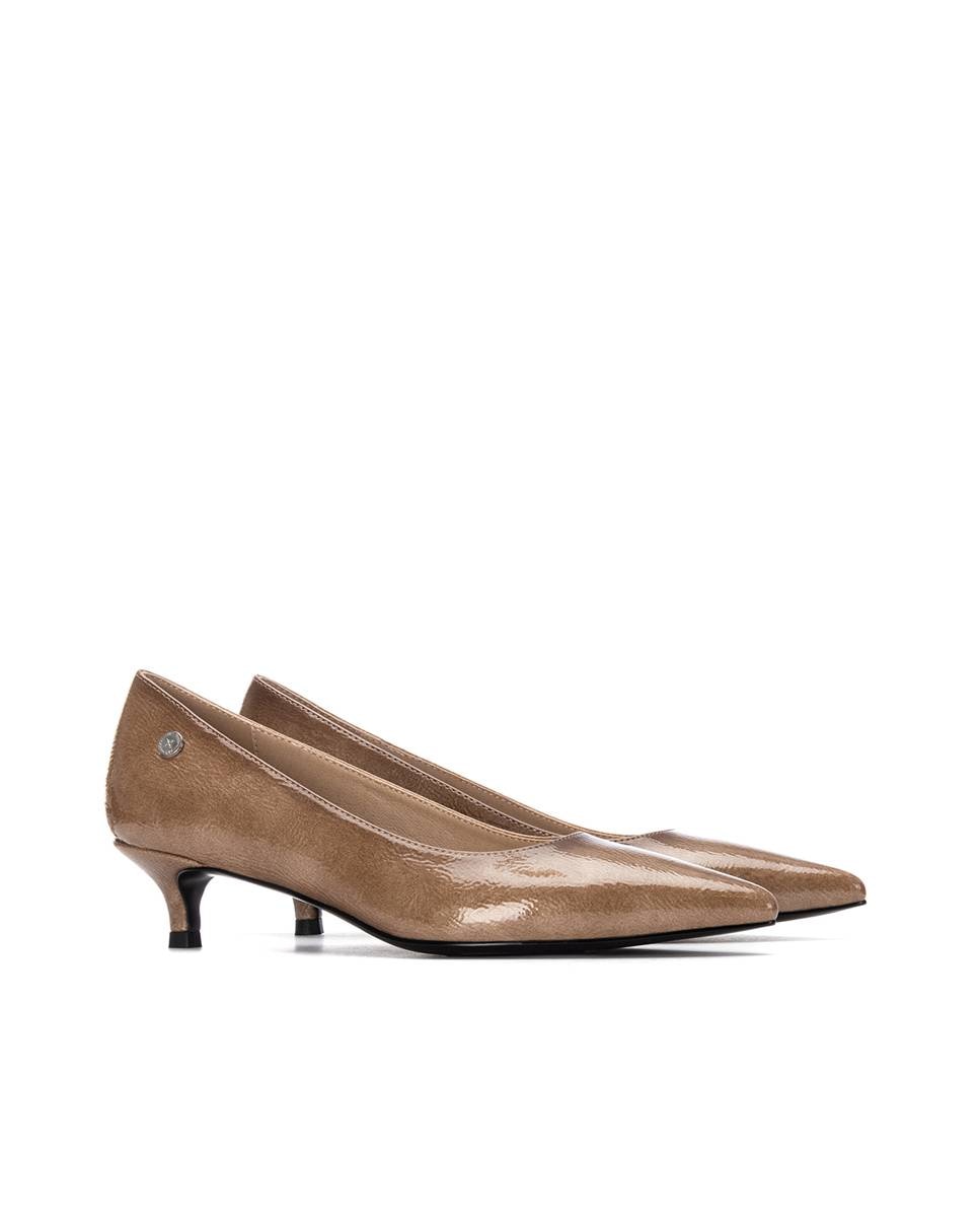 Sapatos de Salto Bege-4