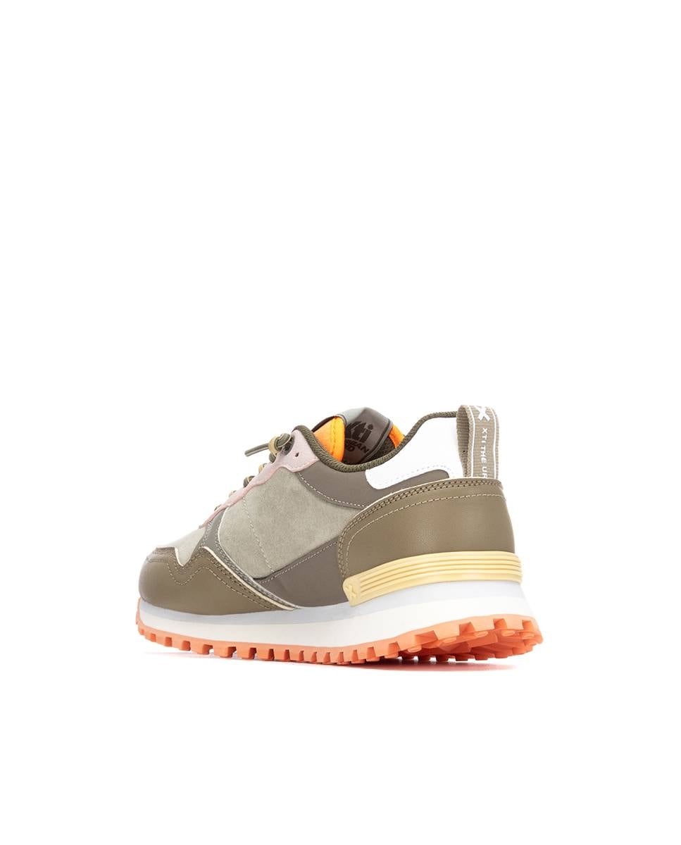 Sapatilhas Desportivas com Atacadores e Sola de Borracha Verde pardo-4