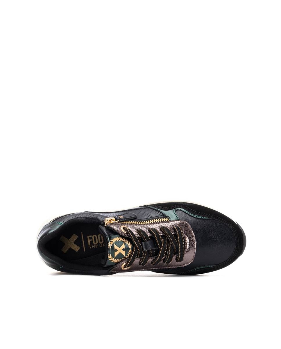 Sapatilha com Estampado Animal Preto-7