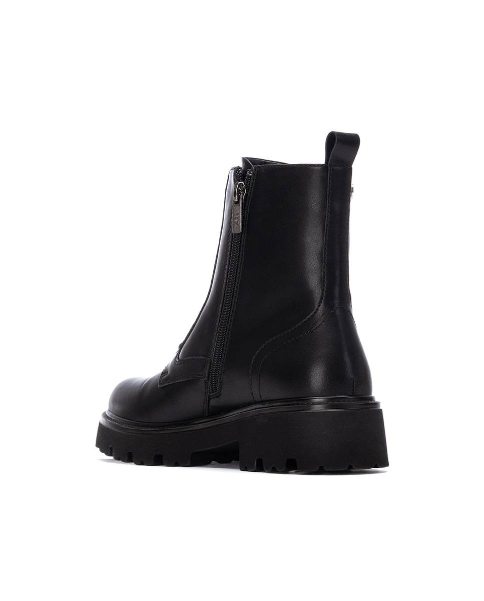 Botins com Atacadores Preto-4