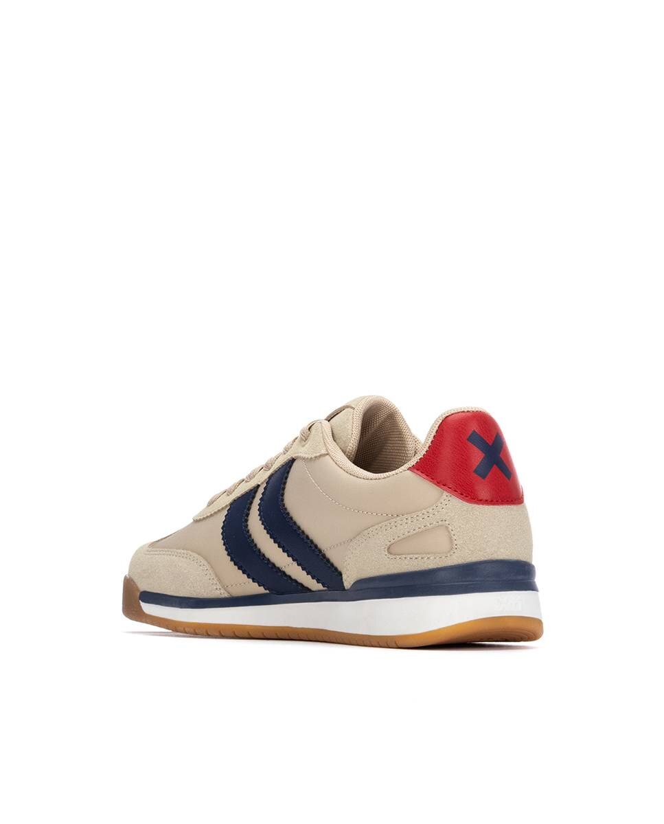 Sapatilhas Desportivas com Atacadores Bege-4
