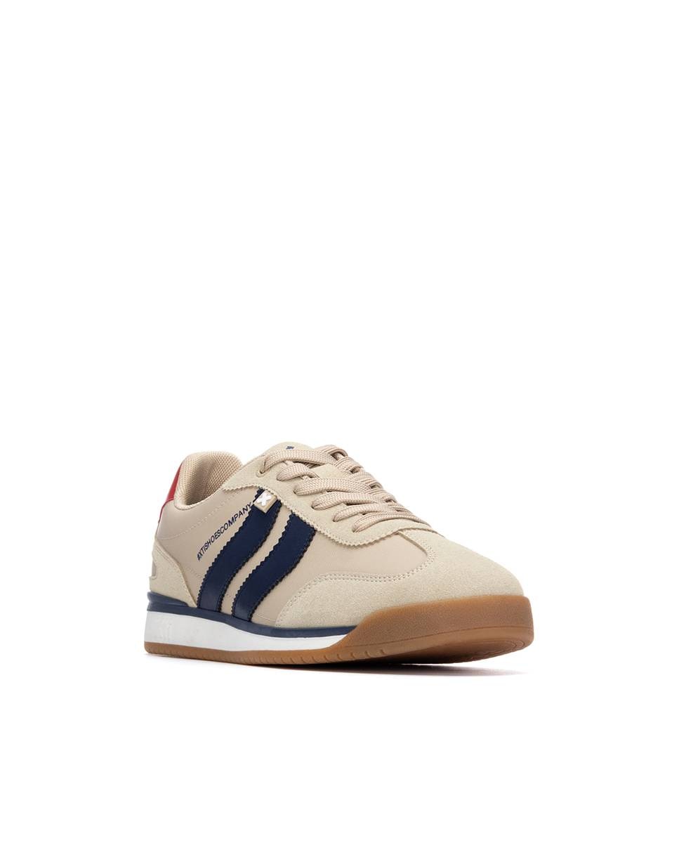 Sapatilhas Desportivas com Atacadores Bege-2