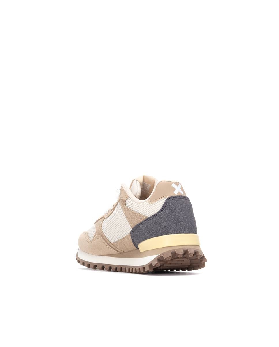 Zapatilla Infantil com Cordões Bege-3