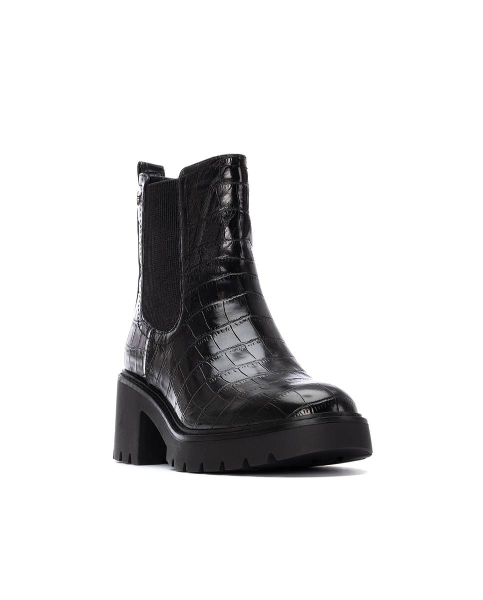 Botins Tipo Chelsea Preto-3