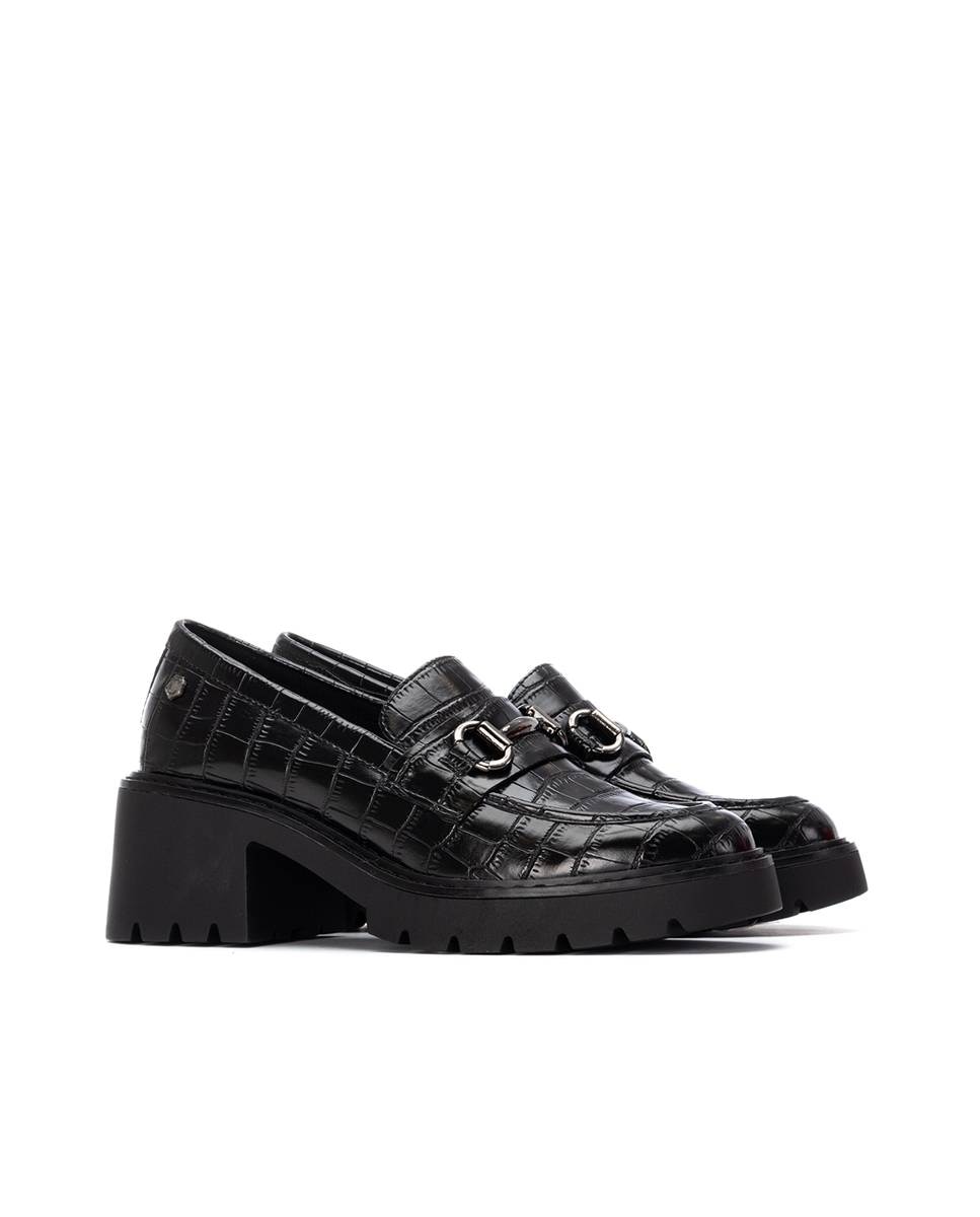 Mocassins de Pele Preto-4