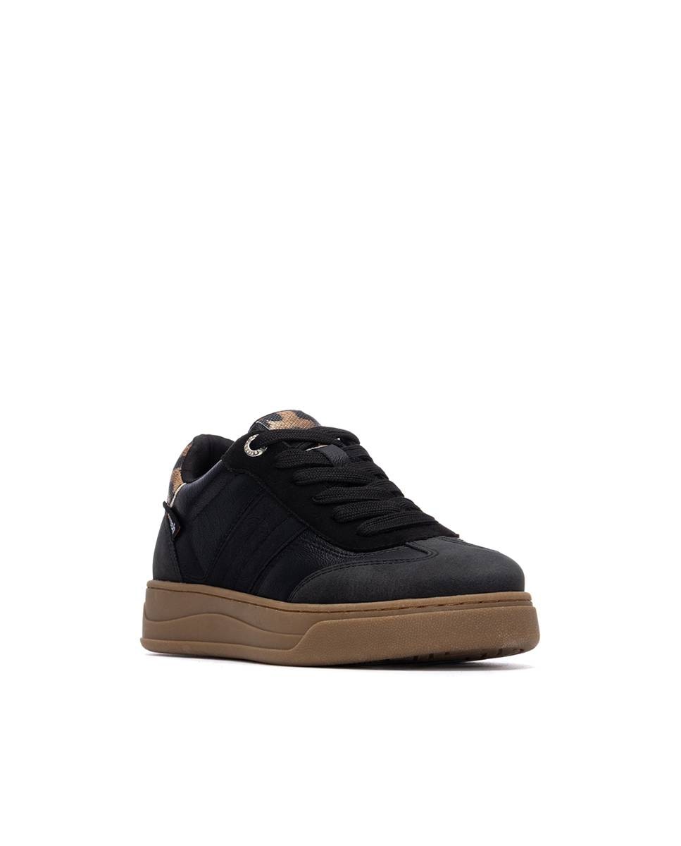 Sapatilhas Desportivas com Atacadores Preto-3